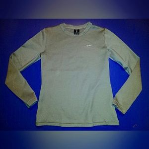 Grey Long Sleeved Medium Nike Shirt